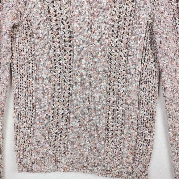 Rag & Bone Cardigan Sweater Women Size Medium Beige Button Up Chunky Loose Knit - Picture 11 of 16